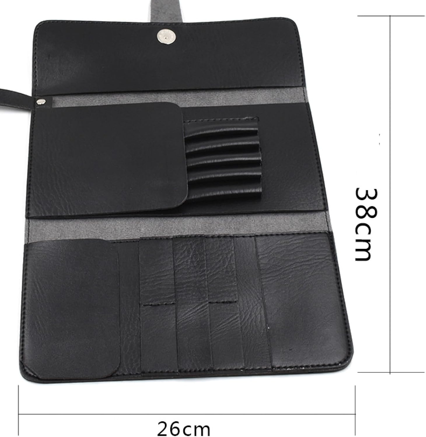 Hairdressing Bag for Professionals, PU Leather Hairdressing Bag, Scissor Holster, Scissors Bag, Hairdresser, Shoulder Belt Scissor Holder, Hairdressing Tool Bag, Hair Styling Tools Bag for Hair image number 3