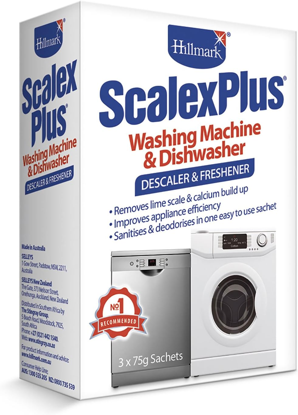 Scalexplus Appliance Cleaner & Refresher Triple Pack 3 X 75G Packs per Box