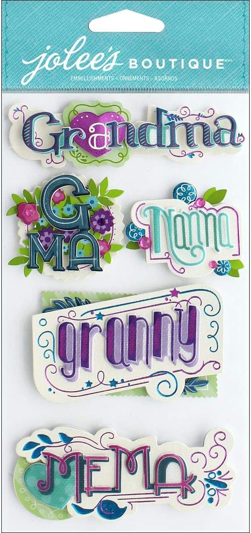 Jolee'S Boutique 0015586821734 Grandma Words LG15 50-50903, Other