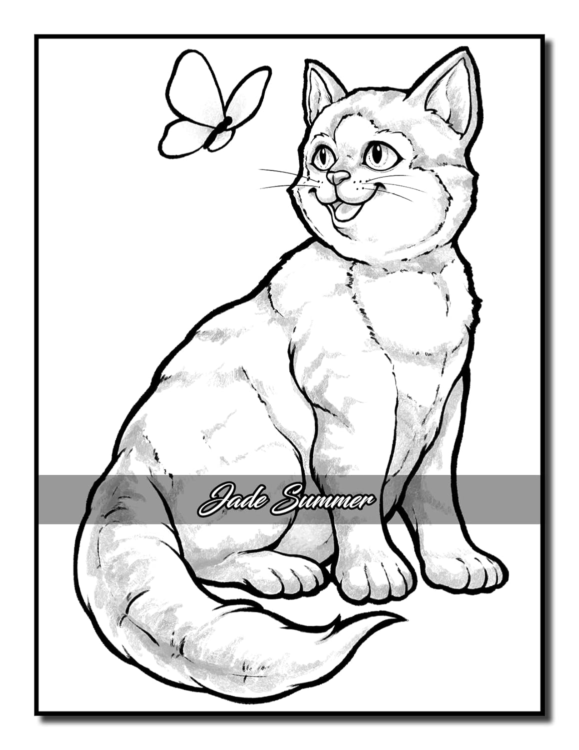 Easy Coloring Book: Large Print Designs for Adults and Seniors with 50 Simple Images of Animals, Flowers, Food, Objects, and More! image number 5