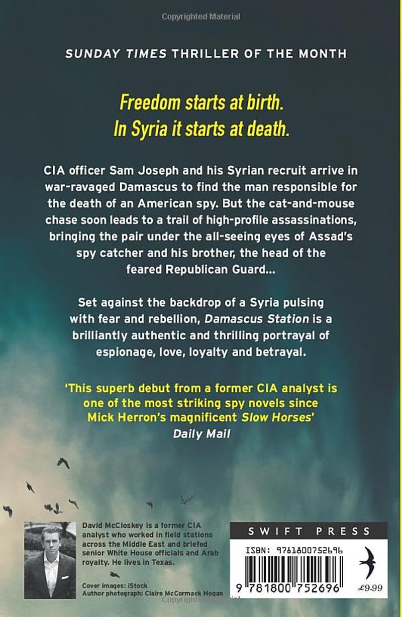 Damascus Station: 'The Best Spy Thriller of the Year' the TIMES from Co-Host of Hit Podcast the REST IS CLASSIFIED image number 3