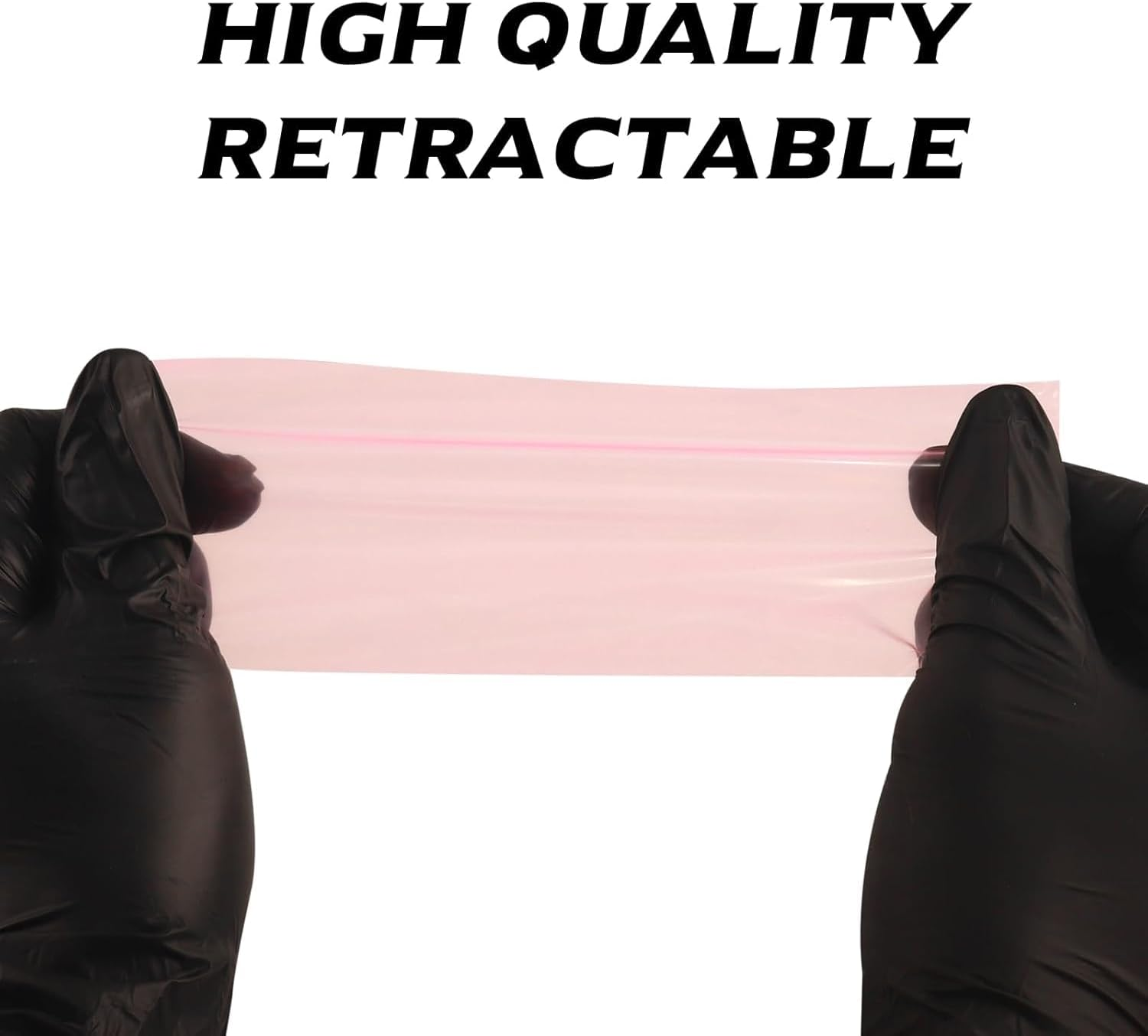 Machine Pen Covers Grip Tape 200Pcs - 200Pcs Machine Covers Pink Tattoo Pen Bags Combination Grip Self-Adherent Tape Pen Sleeves Tattoo Supplies image number 3