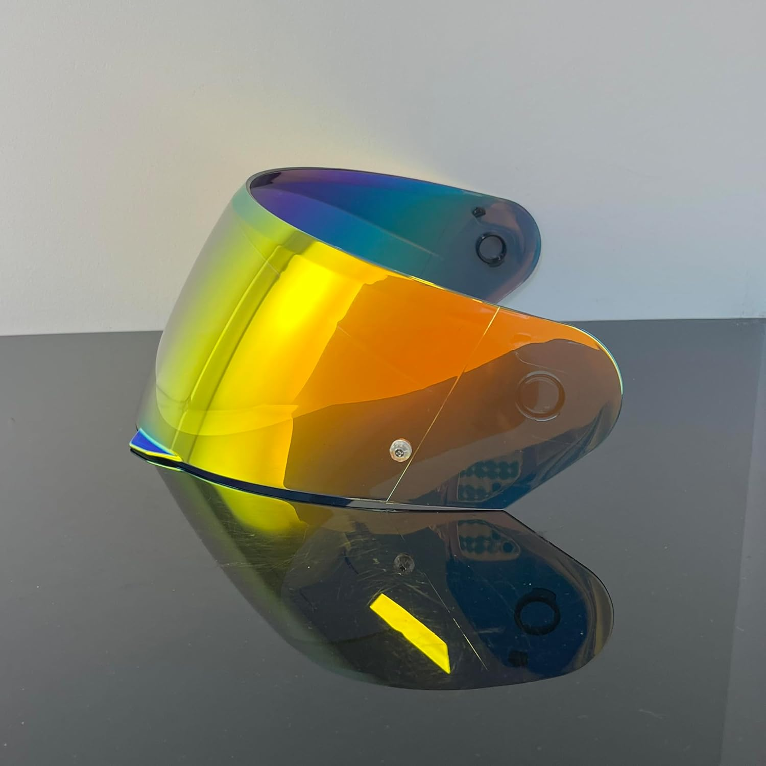 BSTOP HJ-33 Helmet Visor for HJC I90 Shield Replacement Uv Protected Faceshield Helmet Accessories (Revo Deep Red-Day Useonly)