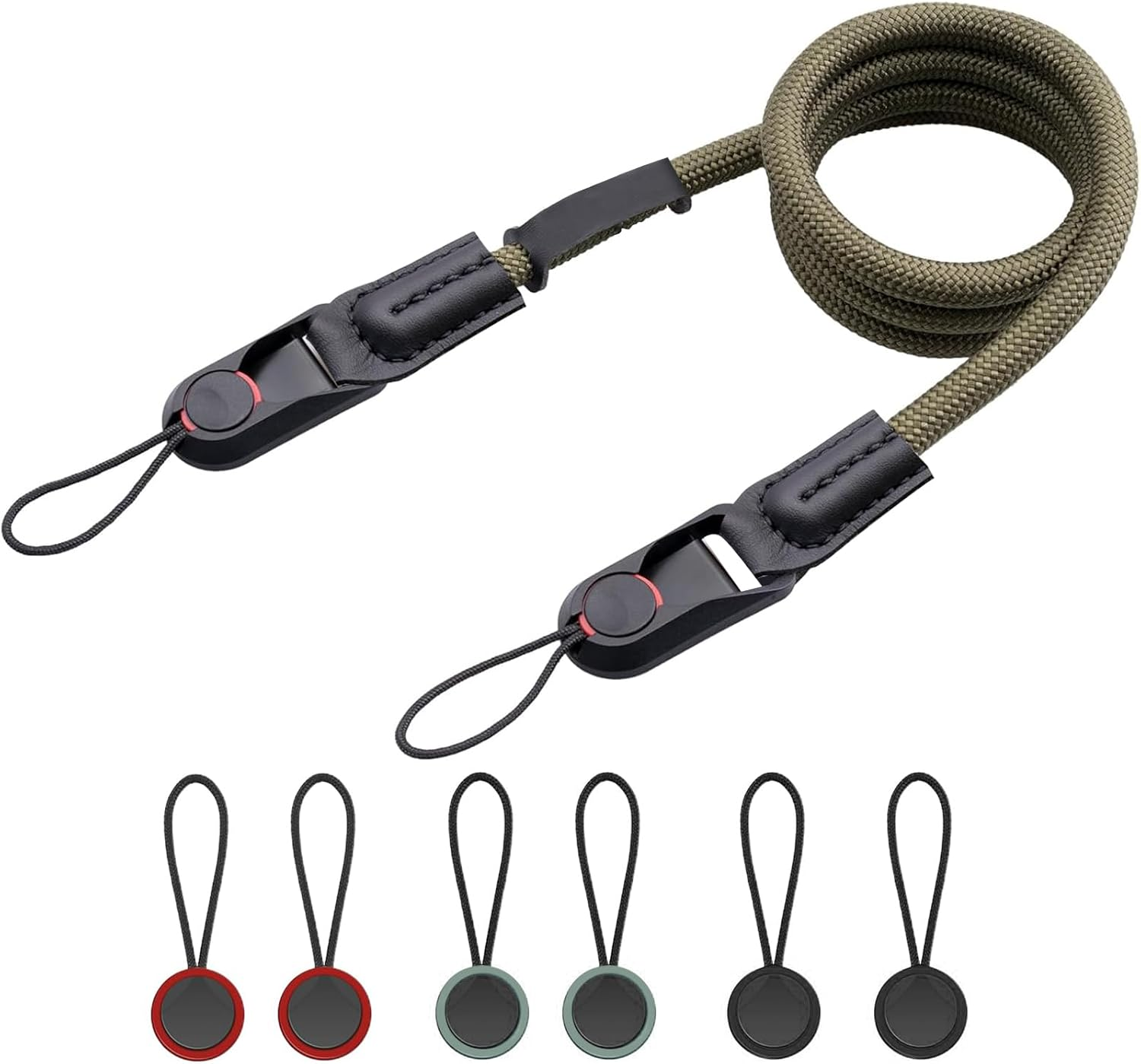 QMLING Camera Strap Quick Release, Climbing Rope Camera Strap, Camera Neck Shoulder Strap for SLR DSLR Digital Mirrorless Camera