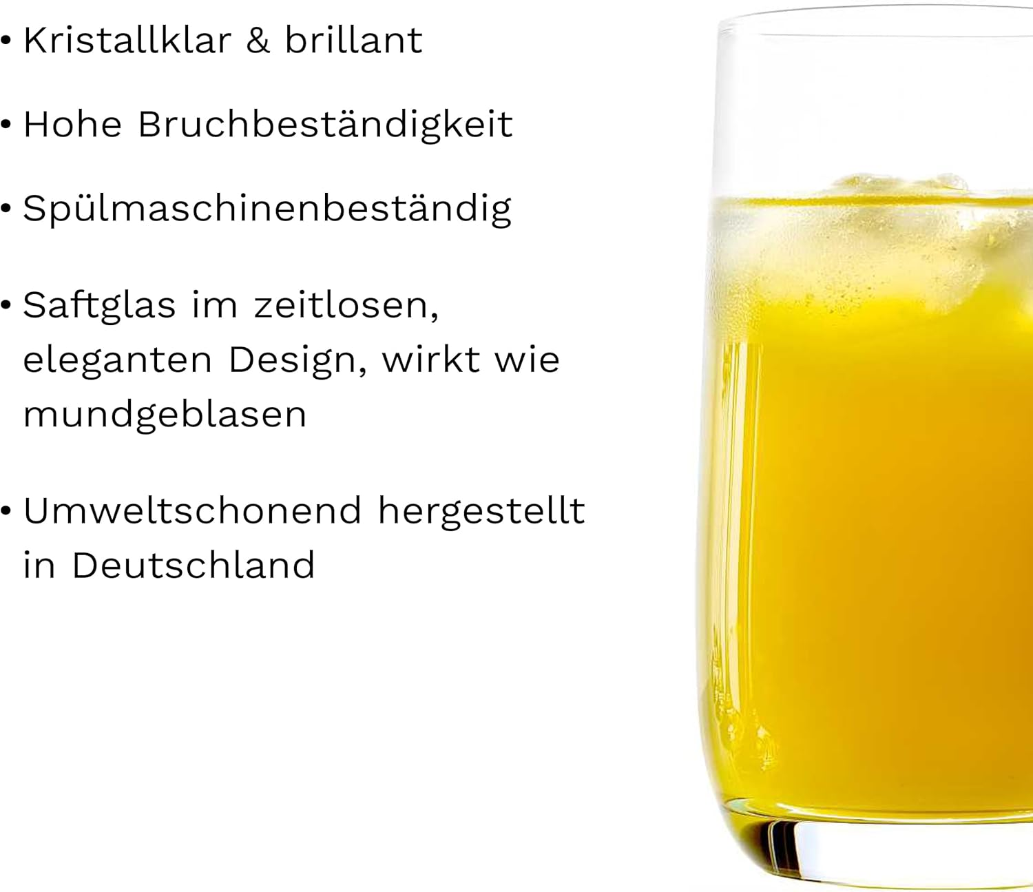 Stolzle Lausitz Weinland Hi Ball Drinking Glass Set, 6 Piece, 315 Ml Capacity image number 6