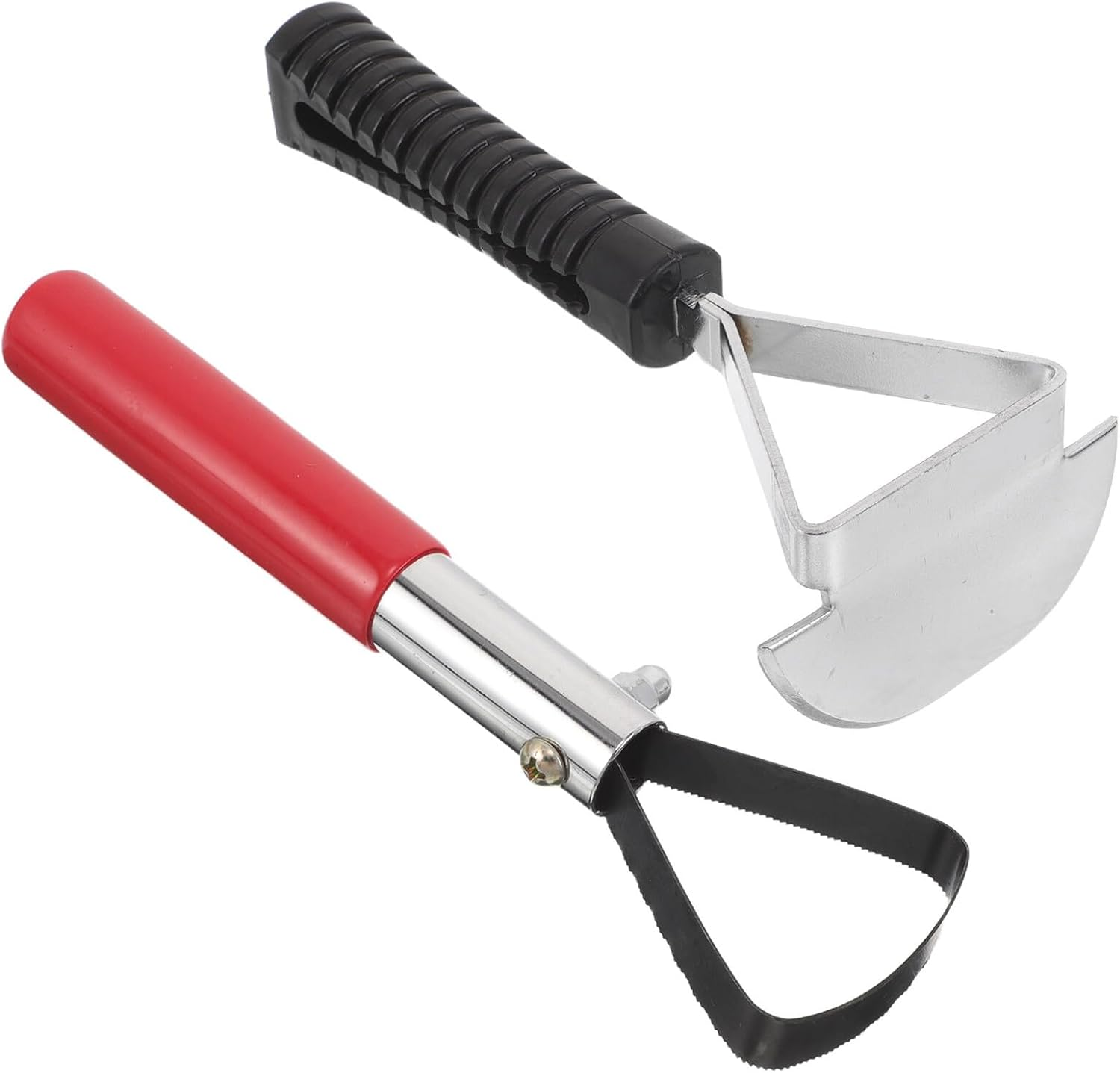 LOEFLIFA 2Pcs Heavy Duty Tire Scraper and Patch Roller Tool for Efficient Gap Cleaning and Adhesive Removal Multi Material Wheel Repair Kit Compact DIY Tire Patch Tool for Car Truck Tractor