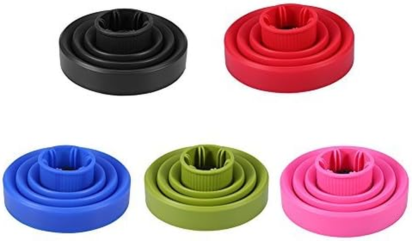 Silicone Hairdryer Diffuser Folding Hair Blower Professional Salon Hairdressing Styling Tool Universal Hood Cover Black image number 6