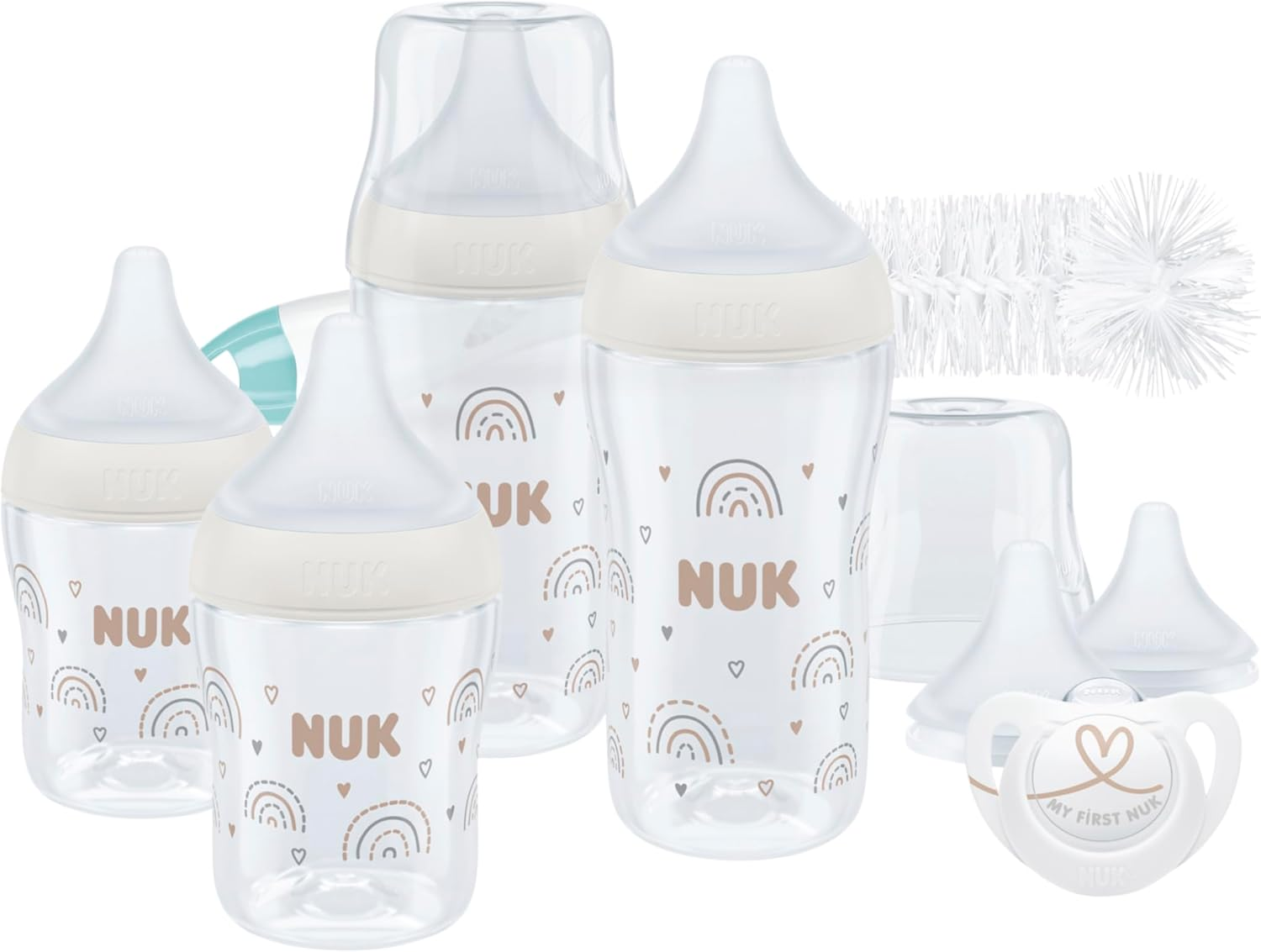 NUK Perfect Match Perfect Start Baby Bottles Set | 0-6+ Months | Adapts to Baby'S Palate | anti Colic | Bpa-Free | Silicone Teat image number 4