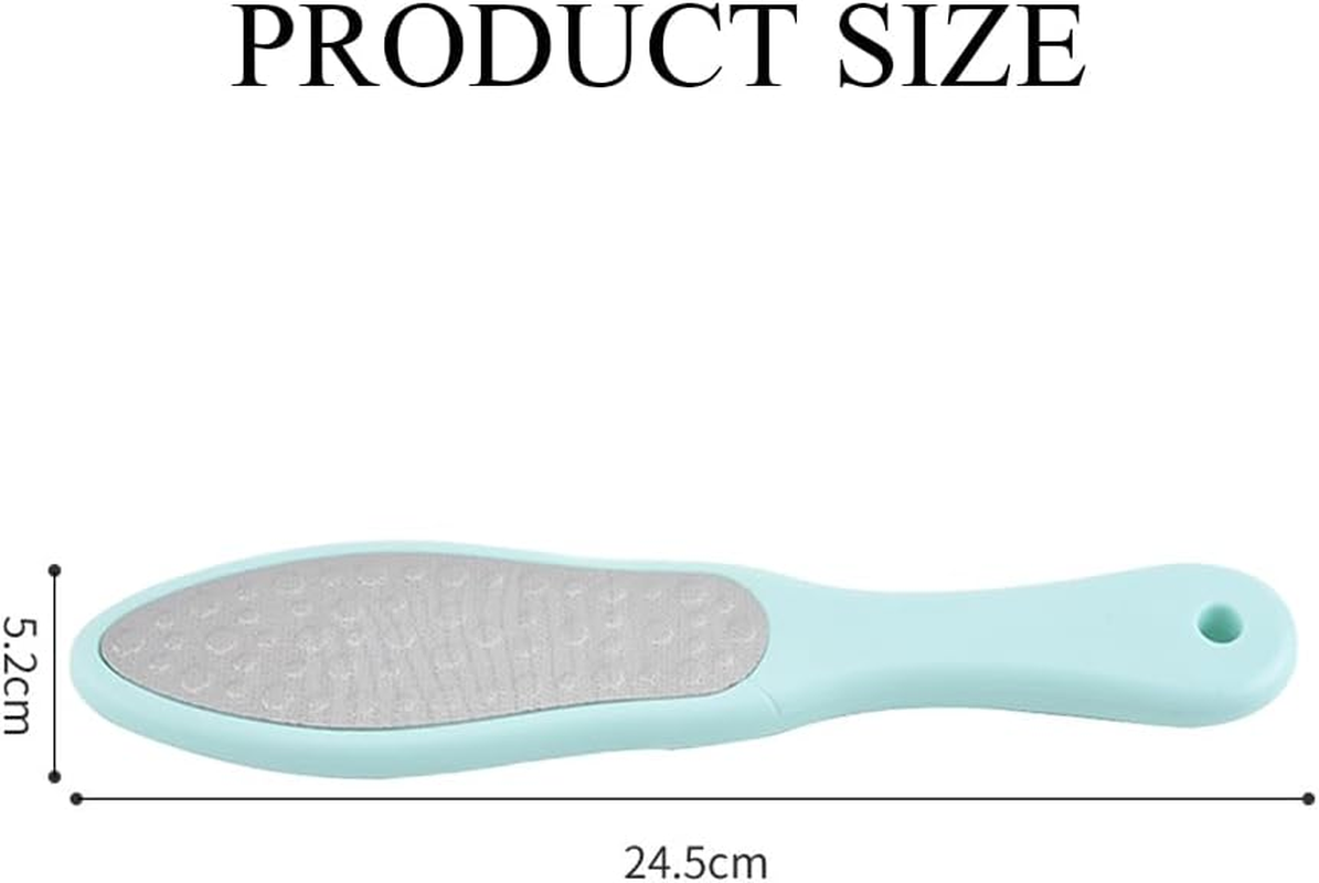 YFTRFR Pack of 2 Foot File, Hard Dead Skin Remover, Portable Foot Care Tool, Double Sided Pedicure Rasp, Dead Hard Cracked Skin Calluses Remover (Green, Black)