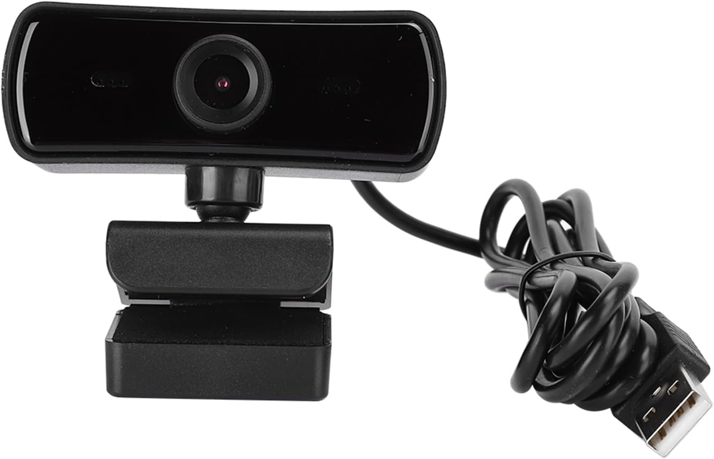 USB Webcam with Microphone, 2K Full HD USB Camera, 360 Degree Rotation Computer Webcam for Live Broadcast, Network Teaching, Video Conference, Remote Work image number 2