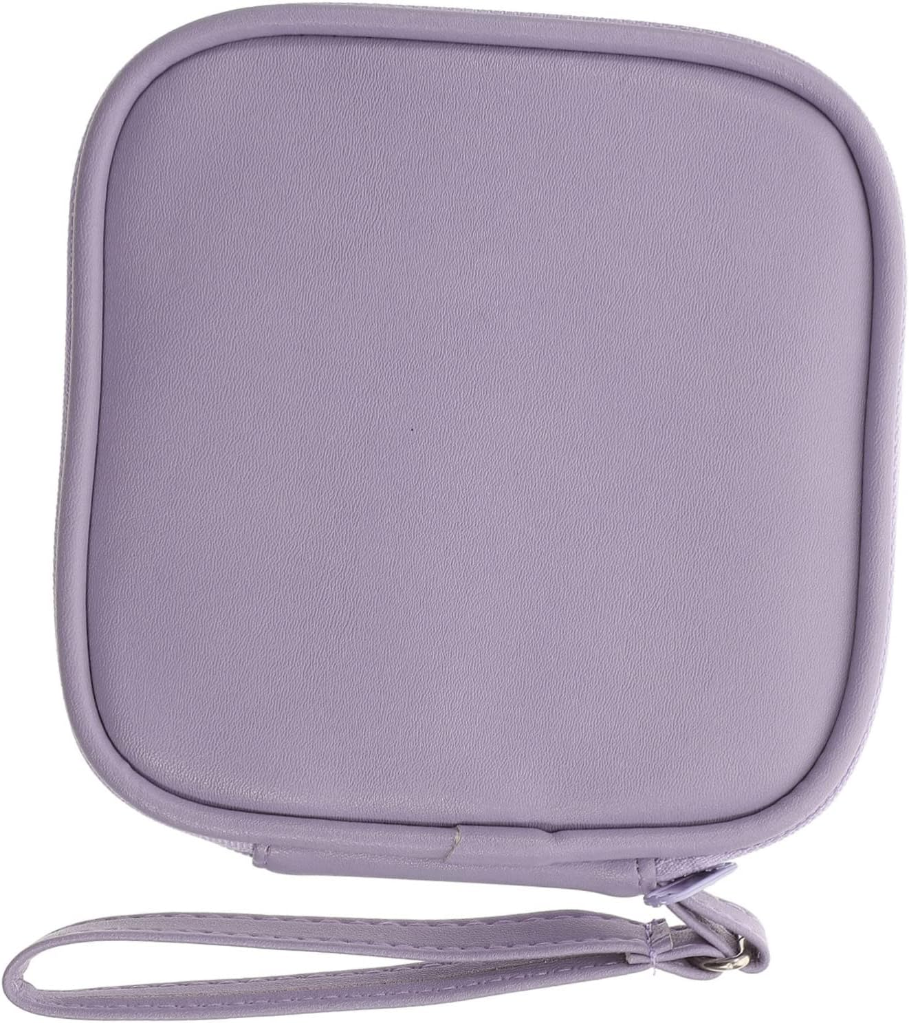 KICHOUSE Portable Cable Organizer Pouch Compact Travel Earphone Accessories Bag Lightweight Pu Material for Storing Wired Headphones Cables for Daily Use and Travel image number 5