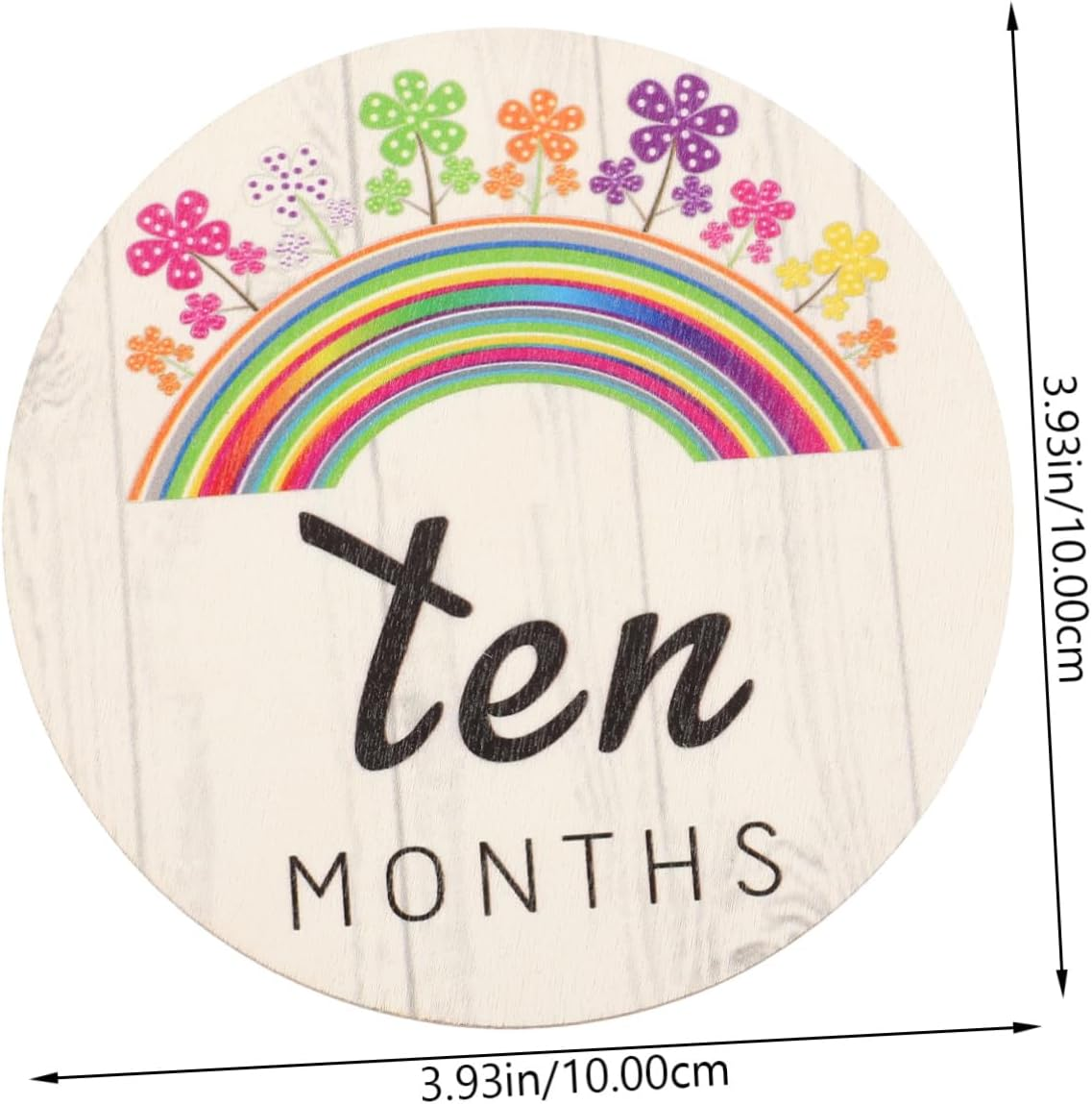 UPKOCH 14Pcs Wooden Monthly Milestone Cards Decorative Milestone Keepsakes Unisex Photography Props for Newborns Creative and Durable Design with Beautiful Wood Grain image number 2