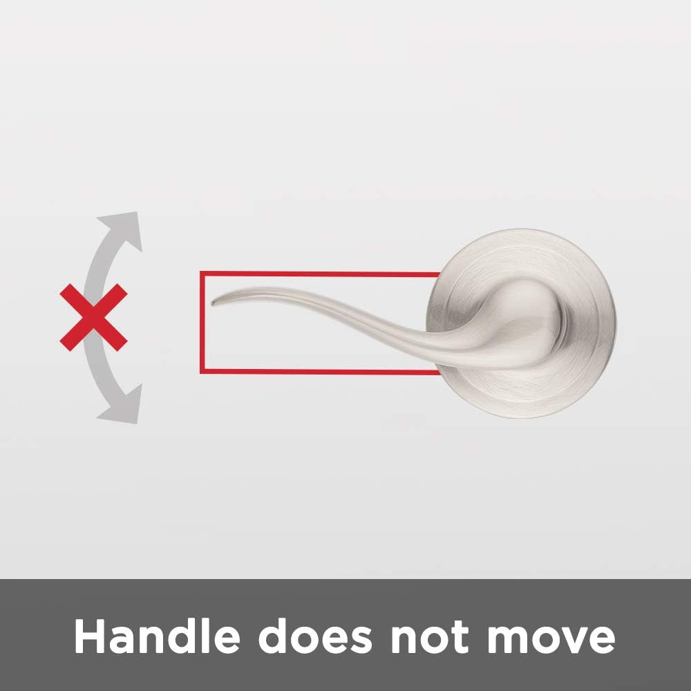 Kwikset Tustin Left-Handed Half-Dummy Lever in Satin Nickel - Bronze image number 4