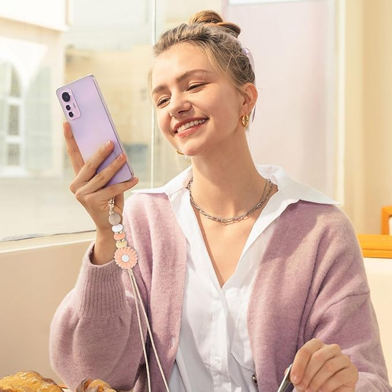 Quhoxdye 4PCS Teacher Breakaway Retractable Lanyards for Id Badges and Keys, Retractable Beaded Cute Badge Lanyards for Women Boho Lanyards Fashion Silicone Wood Bead Lanyard image number 3