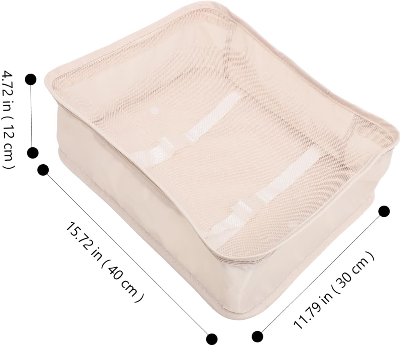 Minkissy 7Pcs Travel Essentials Organizer Packing Cubes Suitcase Organizer Bags Toiletry Bag Pouches for Camping Gym image number 4