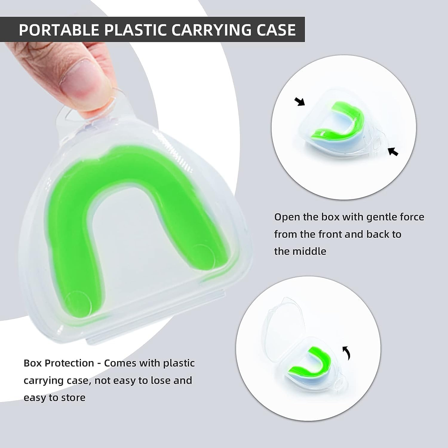 4 Pack Kids Youth Mouth Guard for Sports, Mouthguard Slim Fit, Boys Girls Soft Mouthguard with Case,Professional Sport Mouthguard for Football Lacrosse Basketball Taekwondo Boxing MMA Rugby Karate