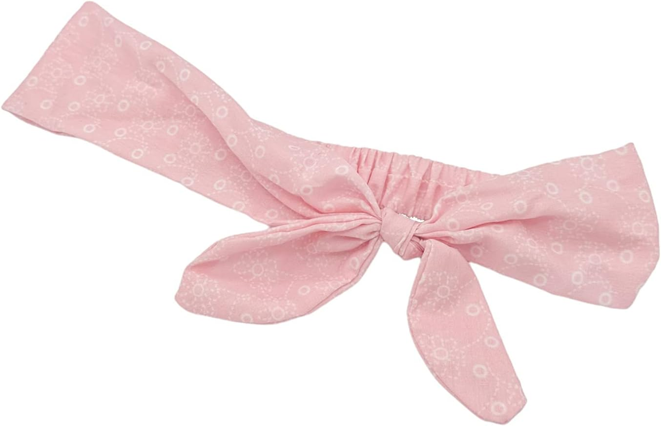 Haarallerliebst Hair Band with Bow (50 Cm | Floral Pattern with Bow | Pink) Includes Storage Box image number 6