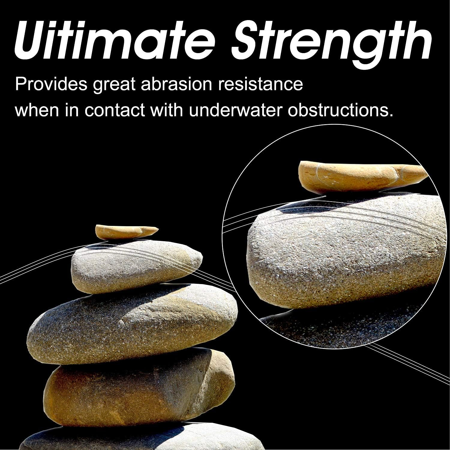 RIKIMARU Fluoro Fishing Line, 100% Soft Fluorocarbon Coated Fishing Line image number 3