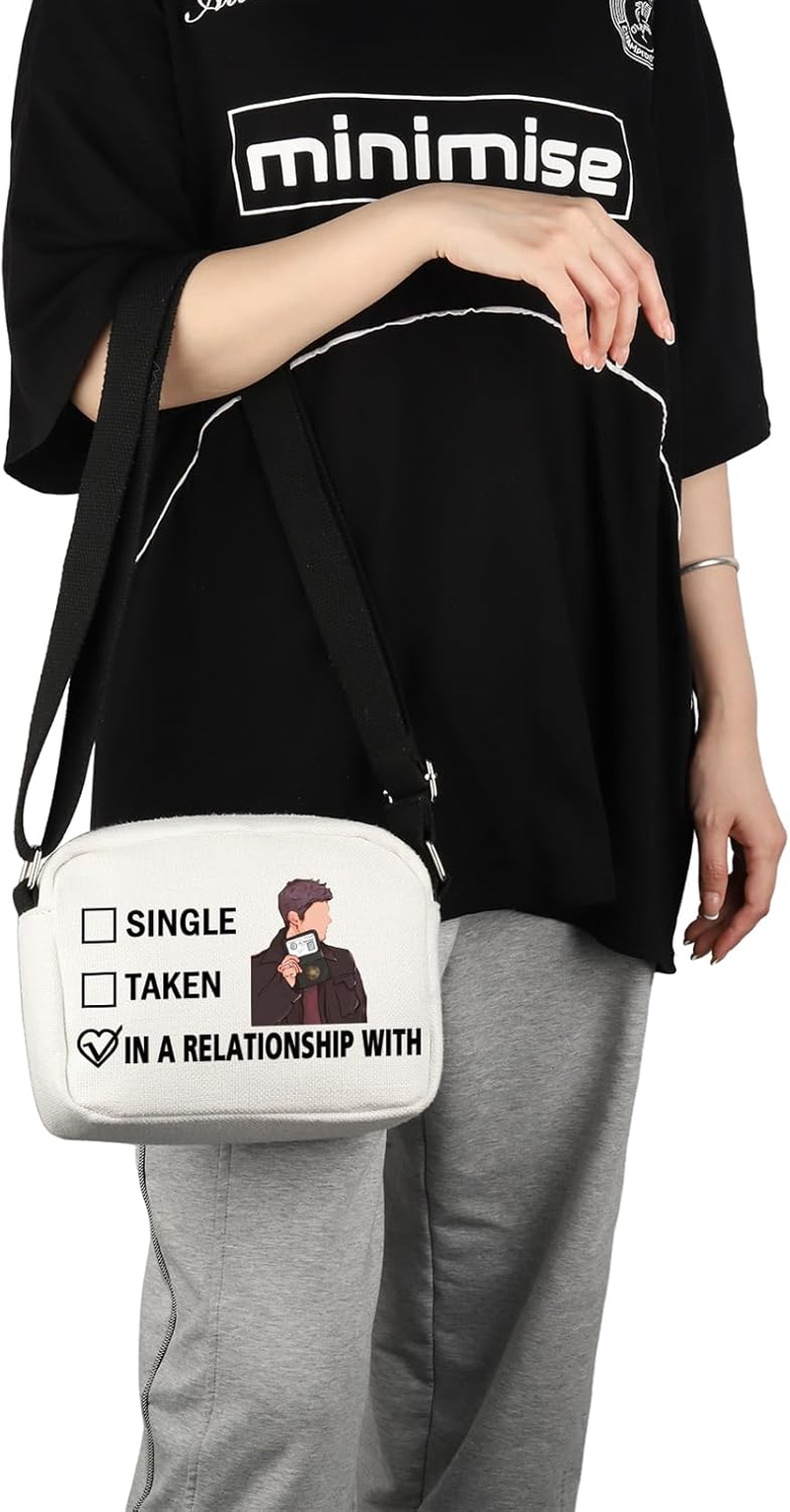 G2TUP Jensen a Inspired Gift Dating Jensen a Makeup Bag TV Show Fan Cosmetic Bag Supernatural Lover Merch, Jensen a HS image number 4