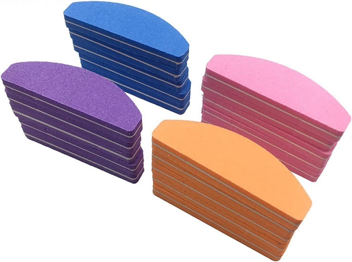 TRUSTTWO 40Pcs/Lot Color Mini Nail Files Buffer 100/180 Trimmer Buffer Lime a Ongle Nail Art Tools Washable Buffing Sanding File Sponge the New (Color : Pink) image number 1