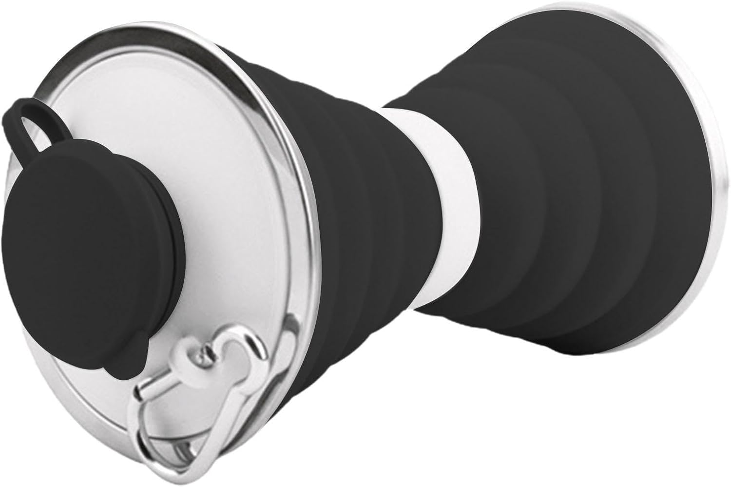 Cup,Leakproof Silicone Cups with Lid - Silicone Cups 500Ml, Portable Drinking Cup for Camping, Hiking, Cycling and More image number 4