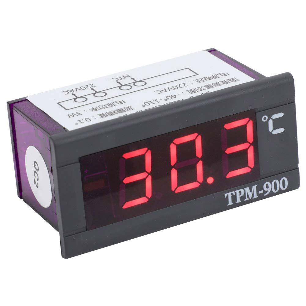 High Accuracy Mini LCD Digital Temperature Panel Meter Thermometer Temperature Indicator -40-110 High Precision Thermometer Patio, Lawn Gardenoutdoor Dcorthermometers Weat image number 2