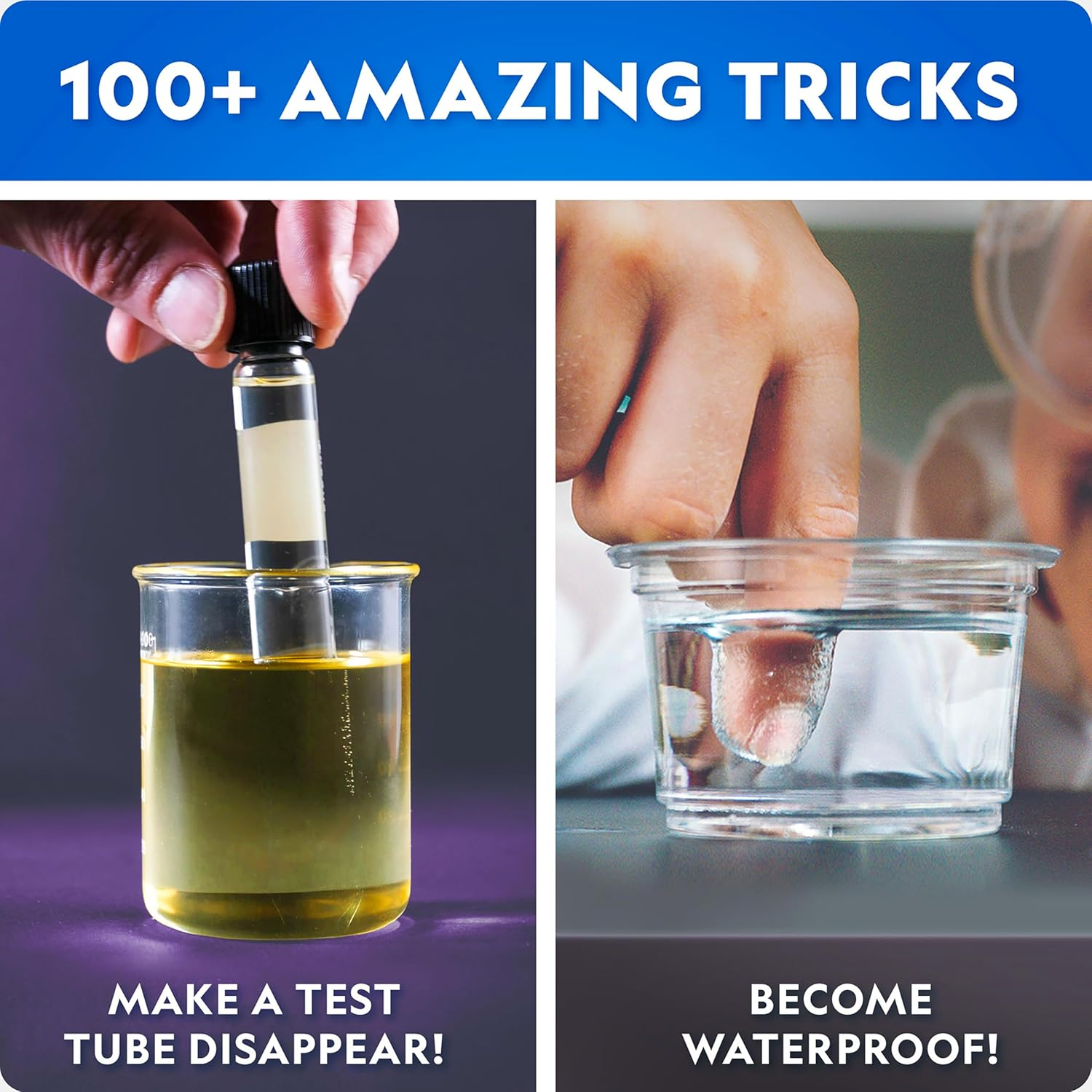 National Geographic Science Magic Kit &ndash; Science Kit for Kids with 100+ Unique Experiments and Magic Tricks, Chemistry Set and STEM Project, Kids Gifts