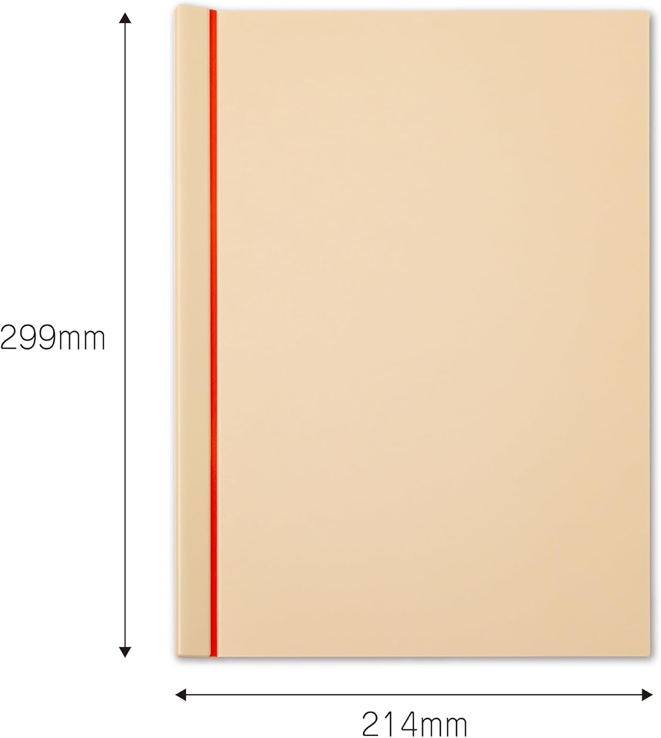 Slidenote Pagebase Slide Notebook, A4, Light Brown, 360&deg; Deployment, One-Touch, No Drilling Required, Folded, Copy Paper, Made in Japan image number 3