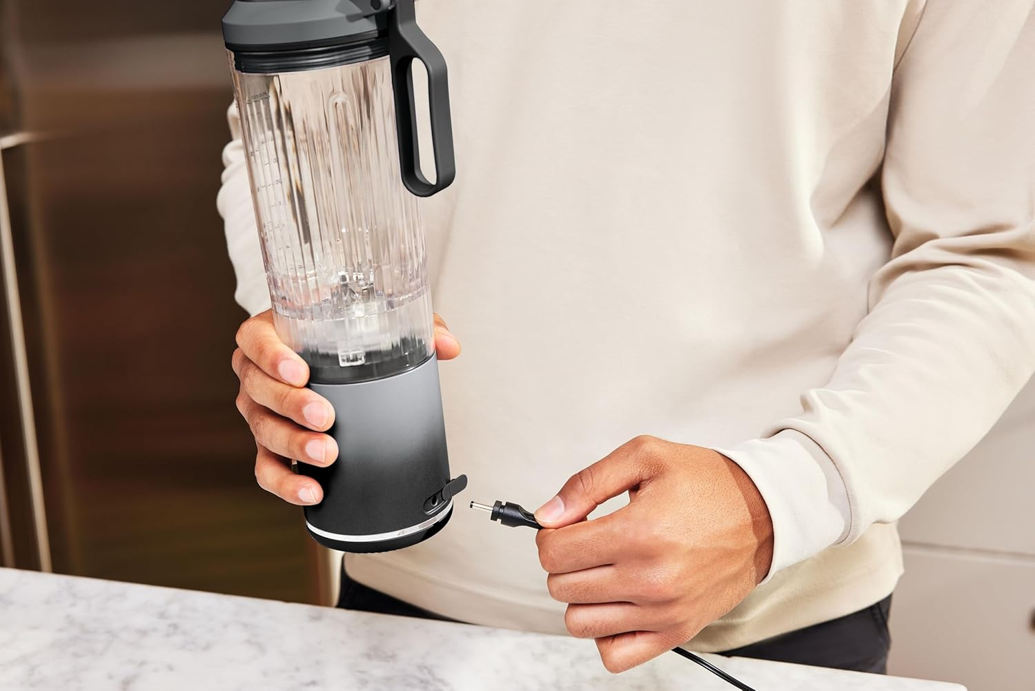 Ninja Blast Max Cordless Portable Blender, Cool Grey