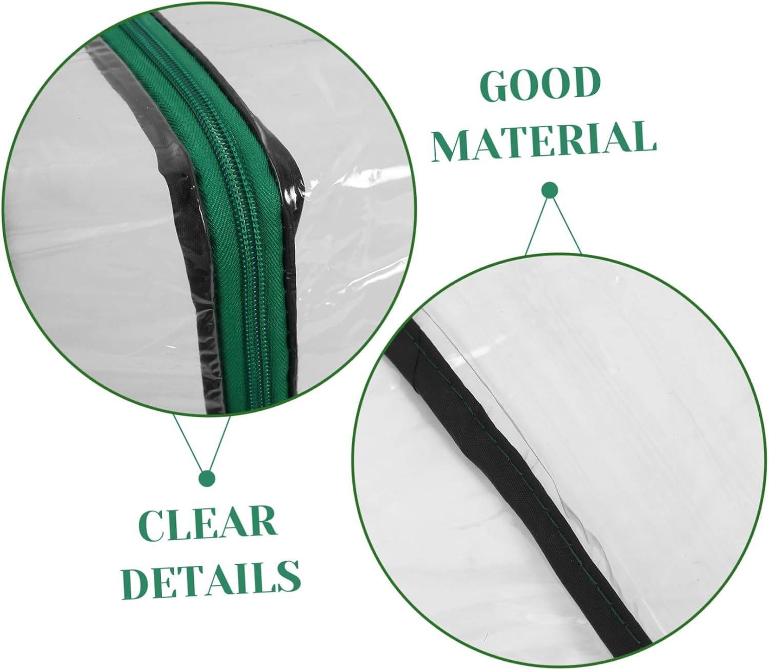 Plant Protection Tent Gardening Supply Garden Bed Cover for Indoor and Outdoor Use Reinforced PVC Cover High Light Transmission Weather Resistant Portable image number 5