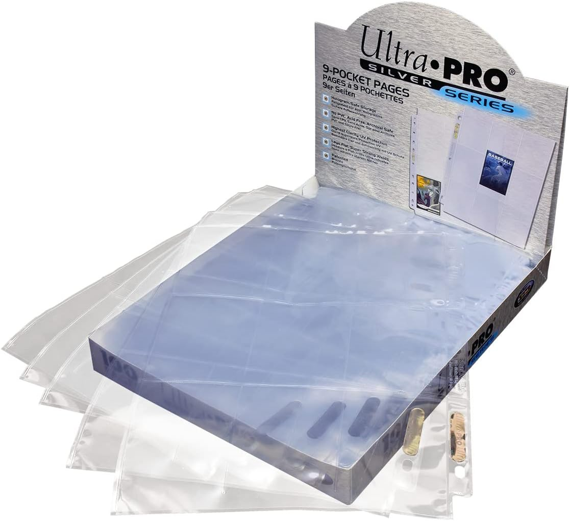 Ultra Pro 9-Pocket Silver Series Pages for Standard Size Cards image number 5