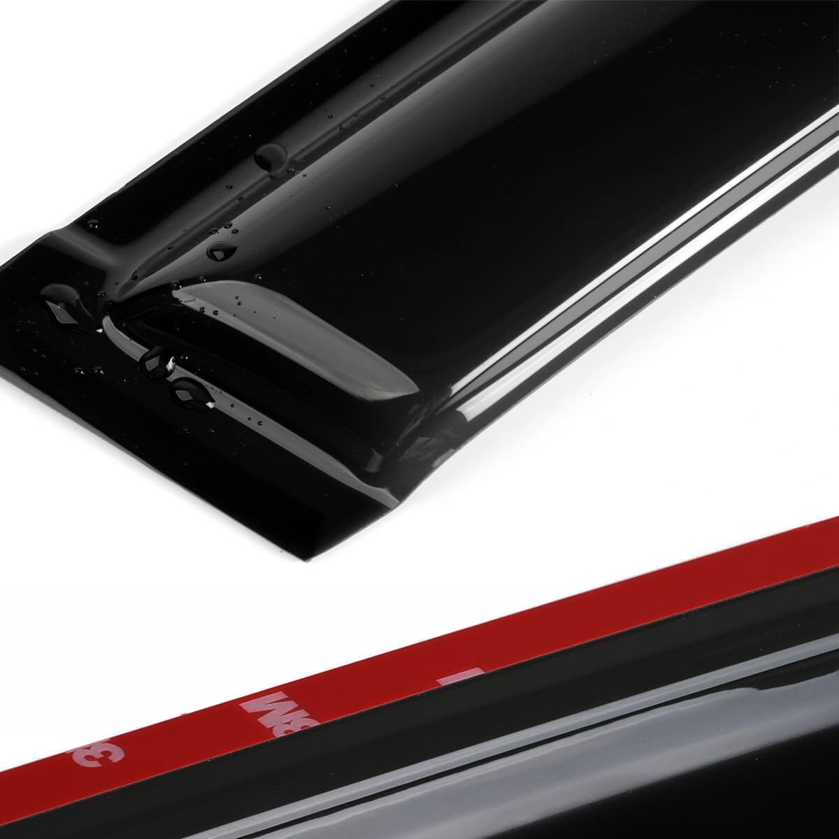 Side Window Deflectors Vent Visors for 2015-2018 Silverado & Sierra 1500 2500HD 3500HD Double Cab/Extended Cab Rain Guard Sun Shade 4Pc-Set 94528