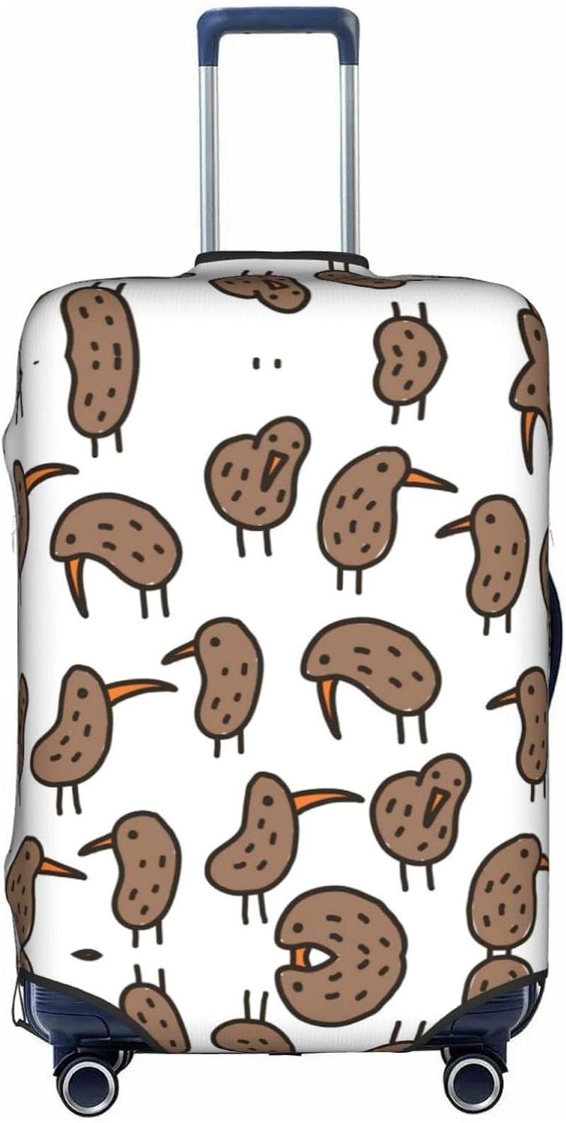 Kiwi Birds Cute Luggage Cover Anti-Scratch Suitcase Protector Fits 18-32 Inch Luggage image number 5