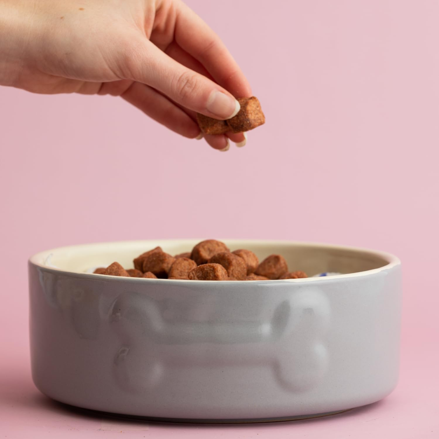 Mason Cash Ceramic Dog Bowl, 20 Cm - Grey image number 6