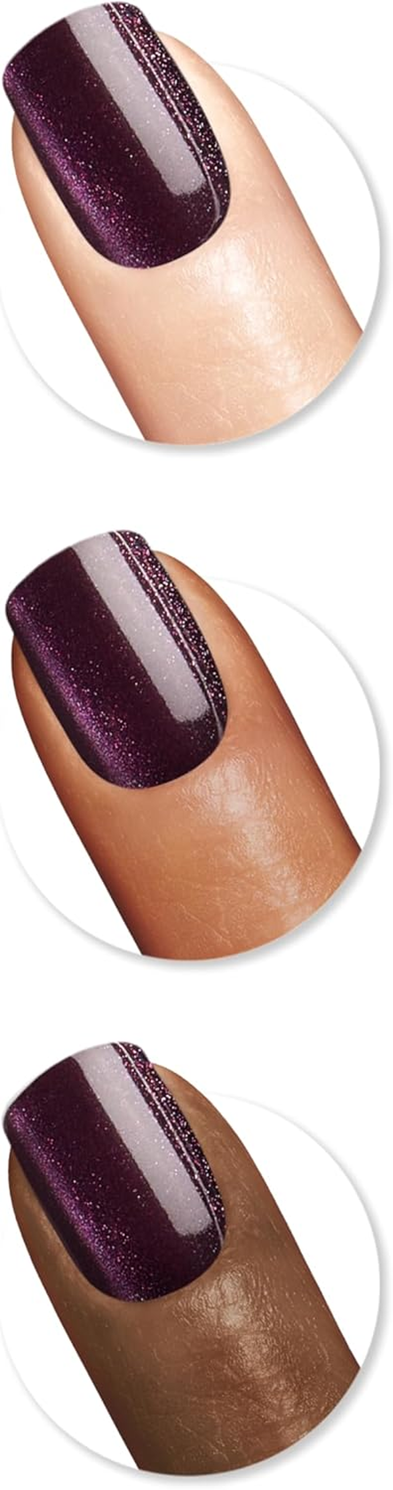 Sally Hansen Salon Effects&reg; Perfect Press On, Don'T Be Jewel​, Press on Nails, Square Shaped, Non-Damaging Adhesive Tabs, File, and Alcohol Pad Included