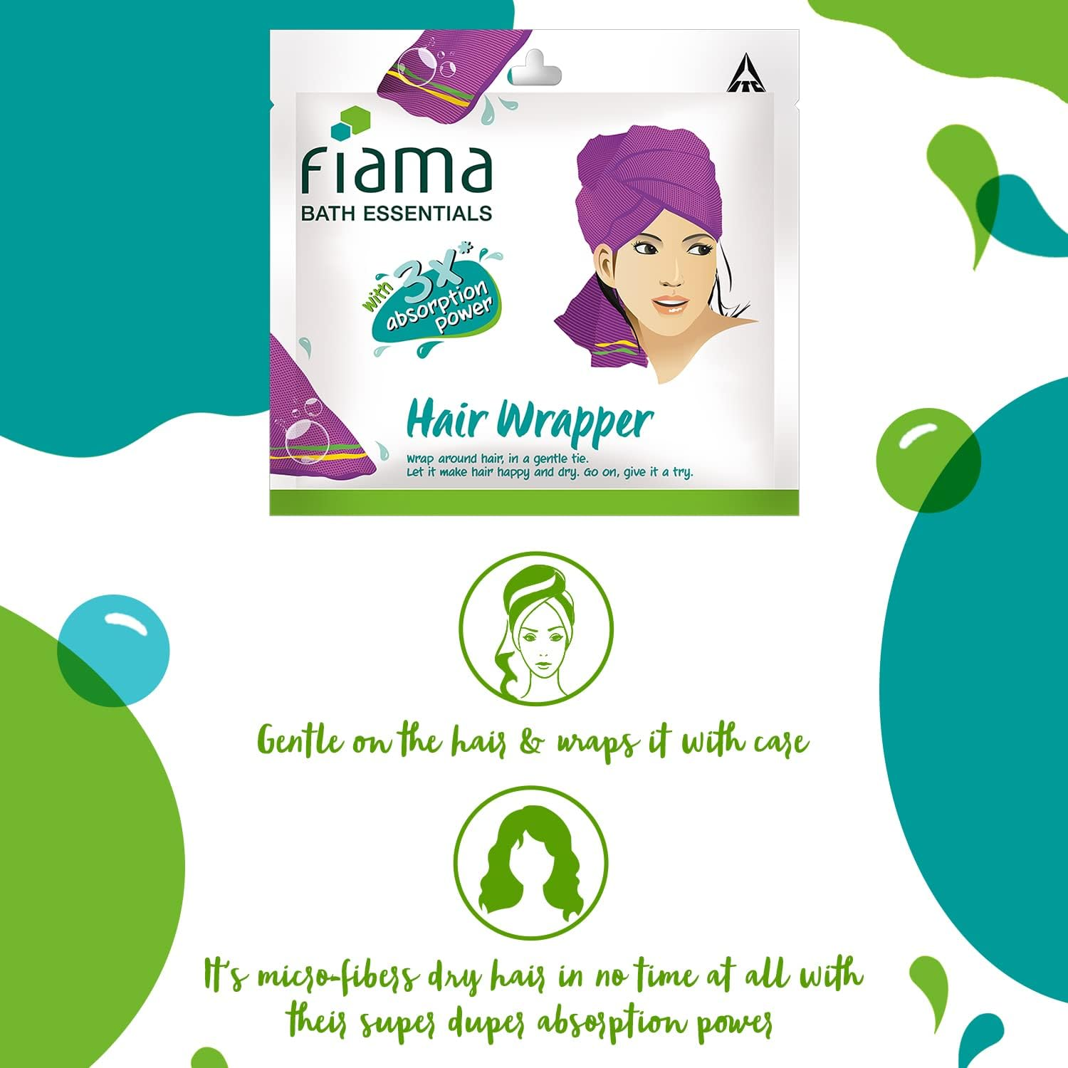 Fiama Bath Essentials Hair Wrapper