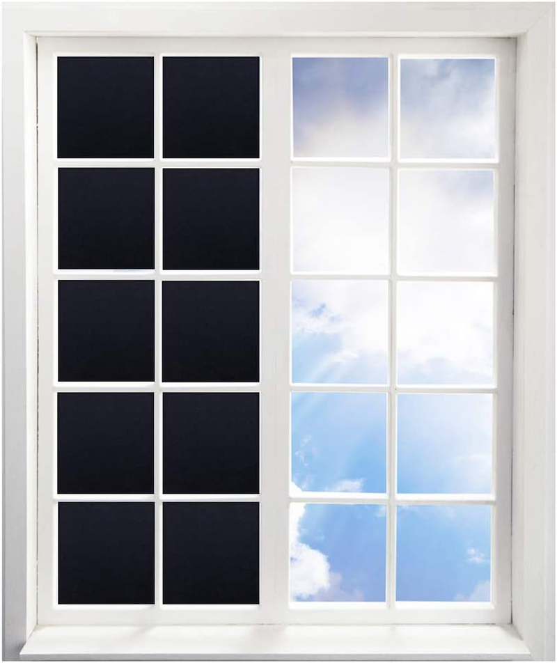 Arthome All Blackout Window Film, 45X254Cm Removable Privacy Film，Anti UV Dark Window Tint Frosted Decorative Privacy Films No Glue Self Static Cling for Bathroom Living Bedroom Kitchen Home image number 5