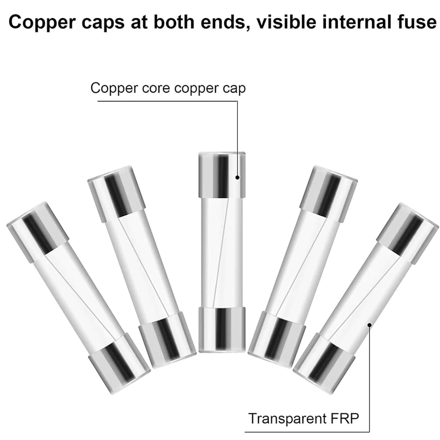 360Pcs 24Kinds Fast Blow Glass Fuses Assortment Kit;250V 5X20Mm/6X30Mm 0.25A~20A Assorted Quick Blow Tube Fuse Set image number 1