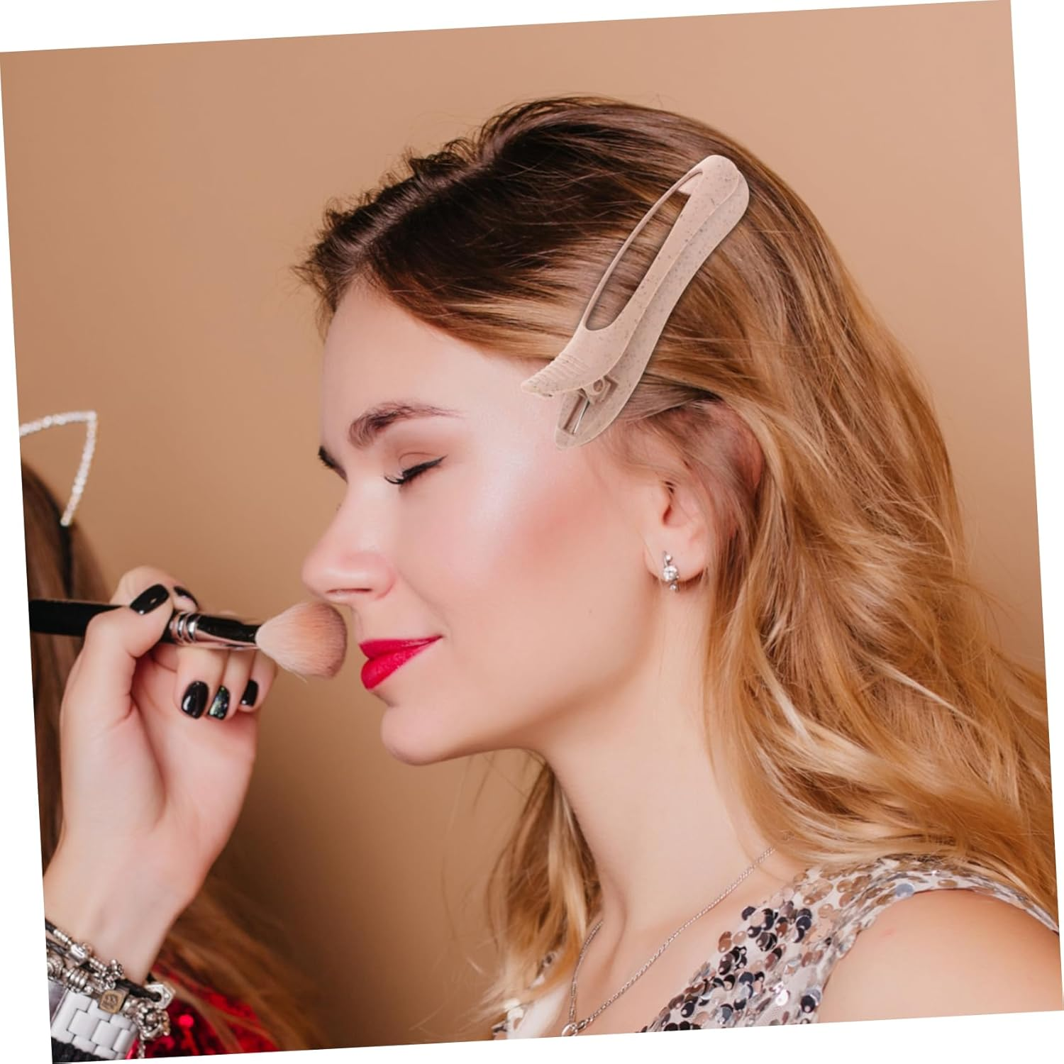 Beatifufu 2Pcs Hair Root Clip Natural Fluffy Volumizing Root Clips for Bangs Styling Tool for Hair Volume image number 2