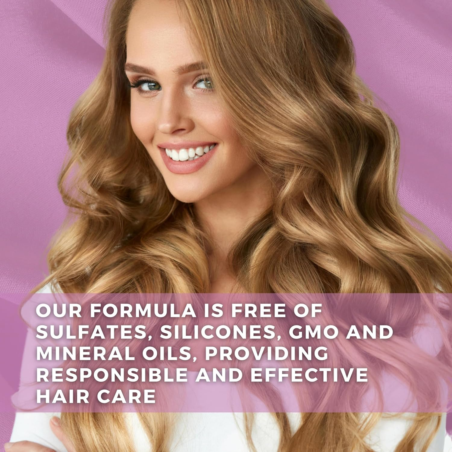 Kerargan - Shampoo with Biotin and Collagen to Give Your Hair New Strength and Shine While Making It Thicker at the Same Time - for Damaged Hair - No Sulphates, Parabens and Silicone - 500 Ml image number 4