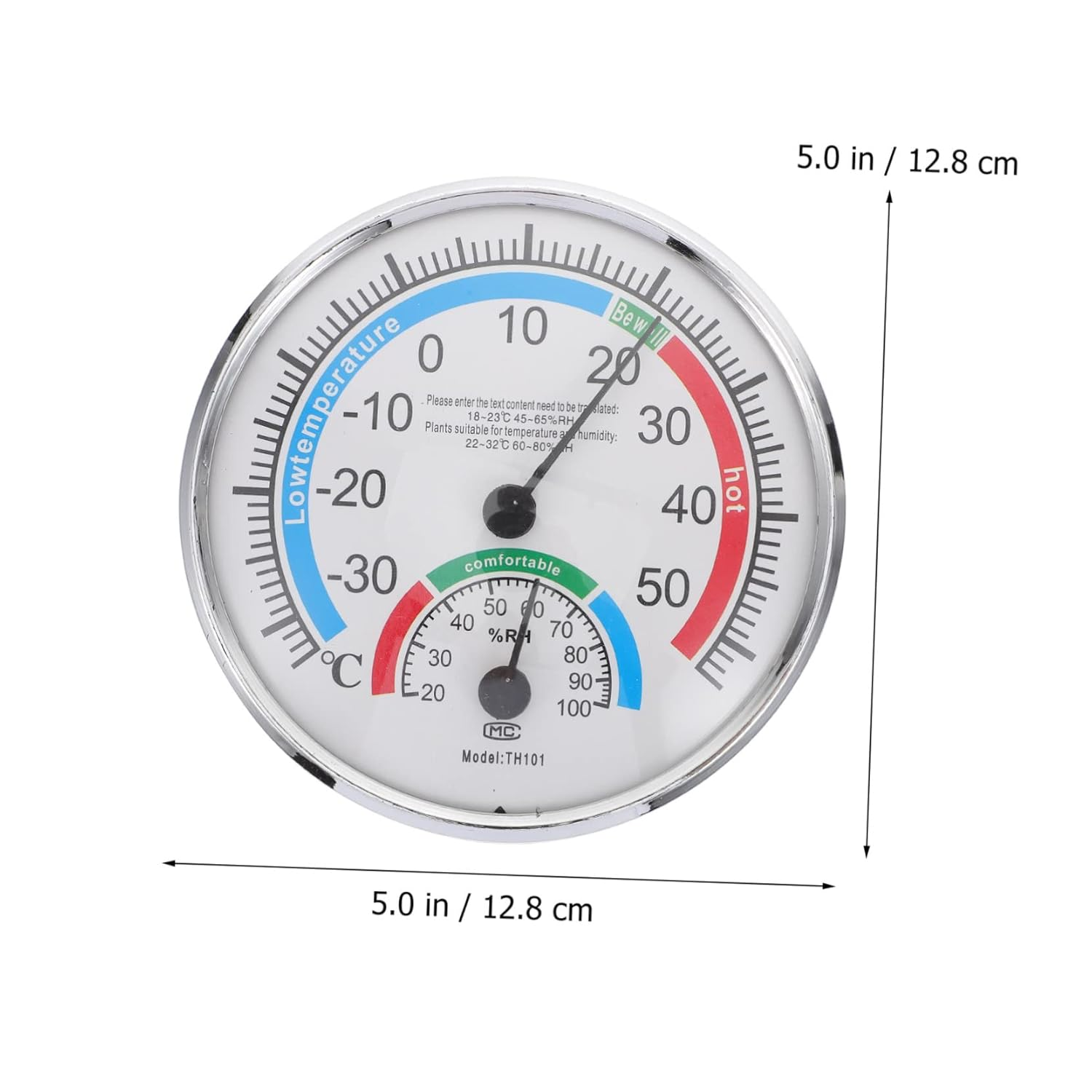 Luxshiny 2-In-1 Hygrothermograph Temperature and Humidity Monitor for Home and Patio High Precision Sauna Thermometer Hygrometer Digital Indoor Outdoor image number 6