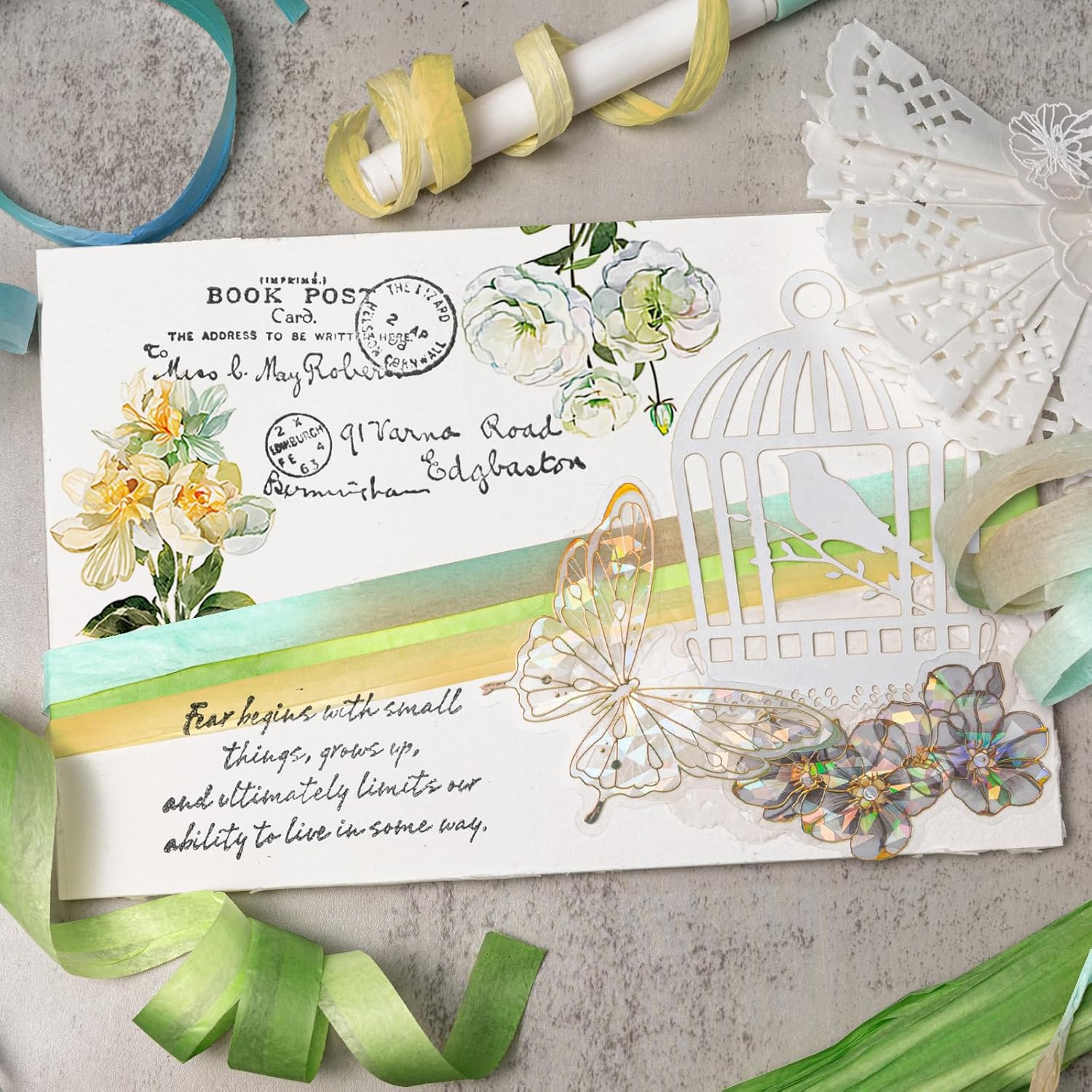 6 Bundles X 10 Meters Paper Ribbon Multicolor Paper Twine Color Paper Cord Decorative Craft String Paper Strip for Gift Wrapping Packaging Festival Party Decor DIY Arts and Crafts (July) - July image number 4