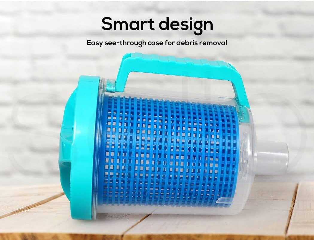 Traderight Pool Leaf Canister Catcher for Pool Vacuum with Mesh Basket, Leaf Canister/Leaf Trap Suction Catcher Cleaner Fits for Hayward, Zodiac, Pentair Pool Cleaner(&lrm;26 X 18 X 16.5 Cm) image number 1
