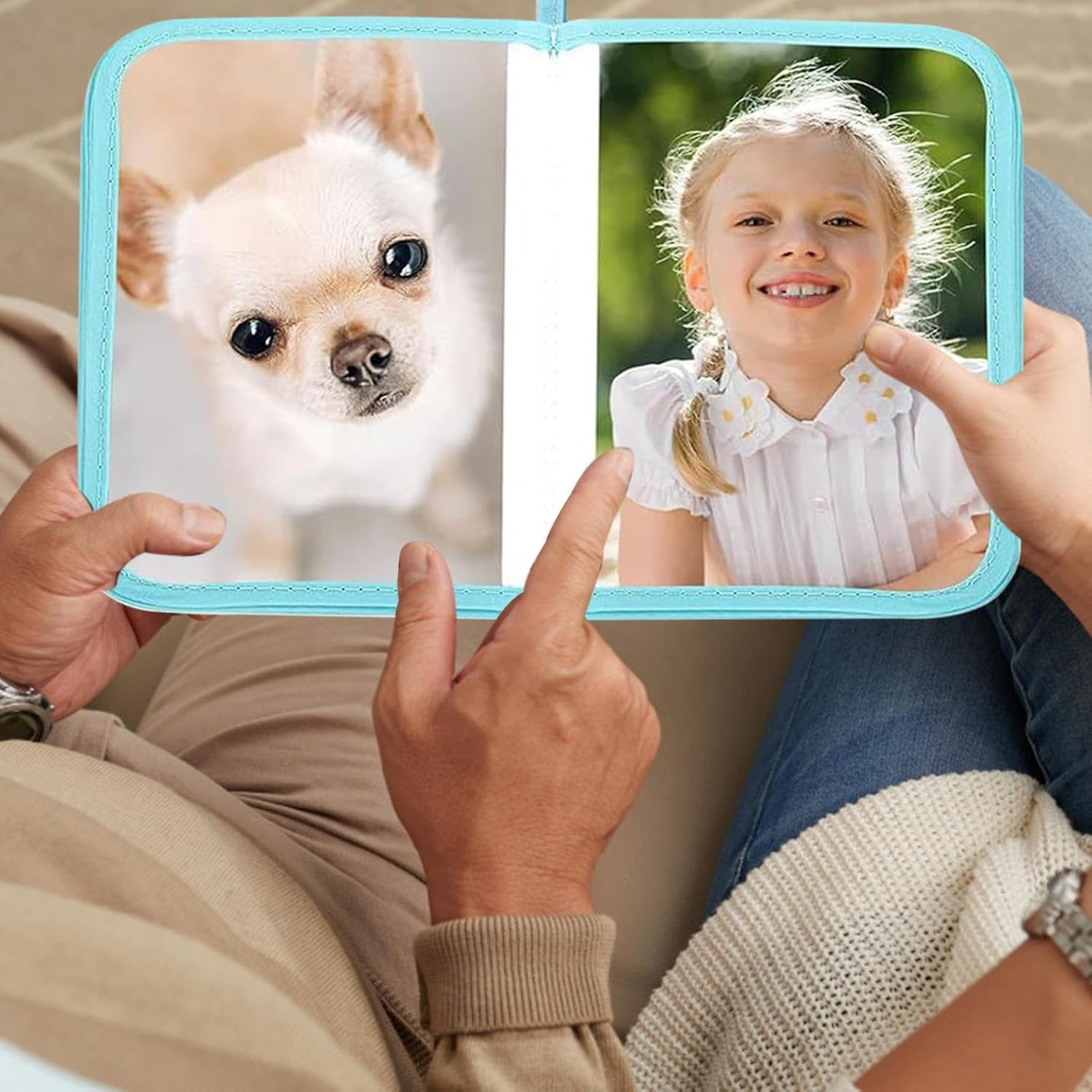 Baby Book Photo Album,First Soft Cloth Family Photo Book | Octopus-Themed Soft Cloth Holds 4X6Inch Photos Album for Home Girl Parents Boy Grandparents Kids image number 1