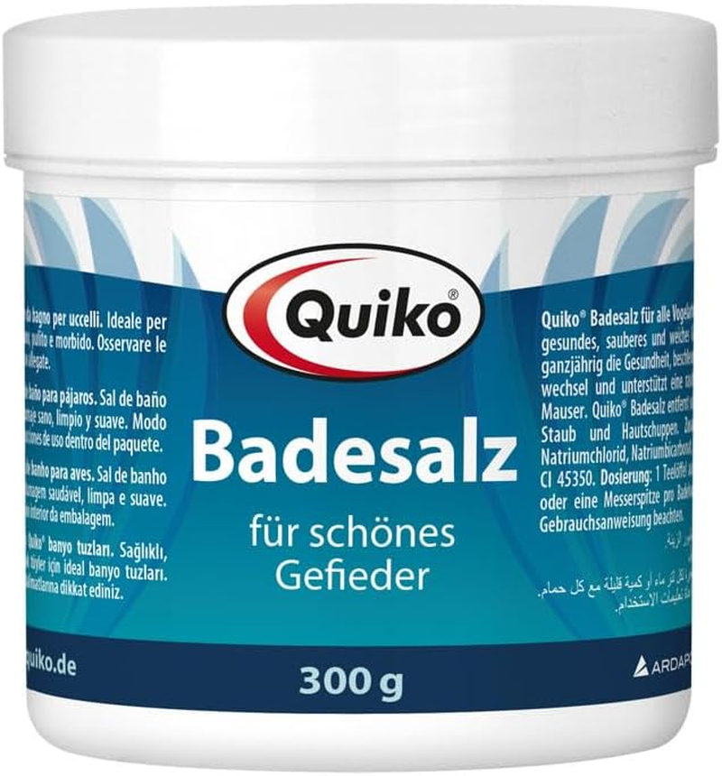 Quiko Bath Salt 1000 G - for Pet Birds, Racing Pigeons and Chickens - Accelerates Feather Changes - Supports a Healthy, Clean and Soft Plumage image number 1