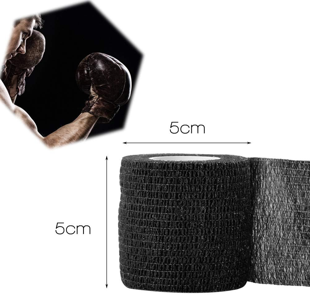 ATOMUS 100Pcs Tattoo Clip Cord Sleeves with 2Pcs Self-Adhesive Bandage Disposable Plastic Cover Bags Tattoo Pen Bag Tattoo Machine Accessories (Black) image number 3