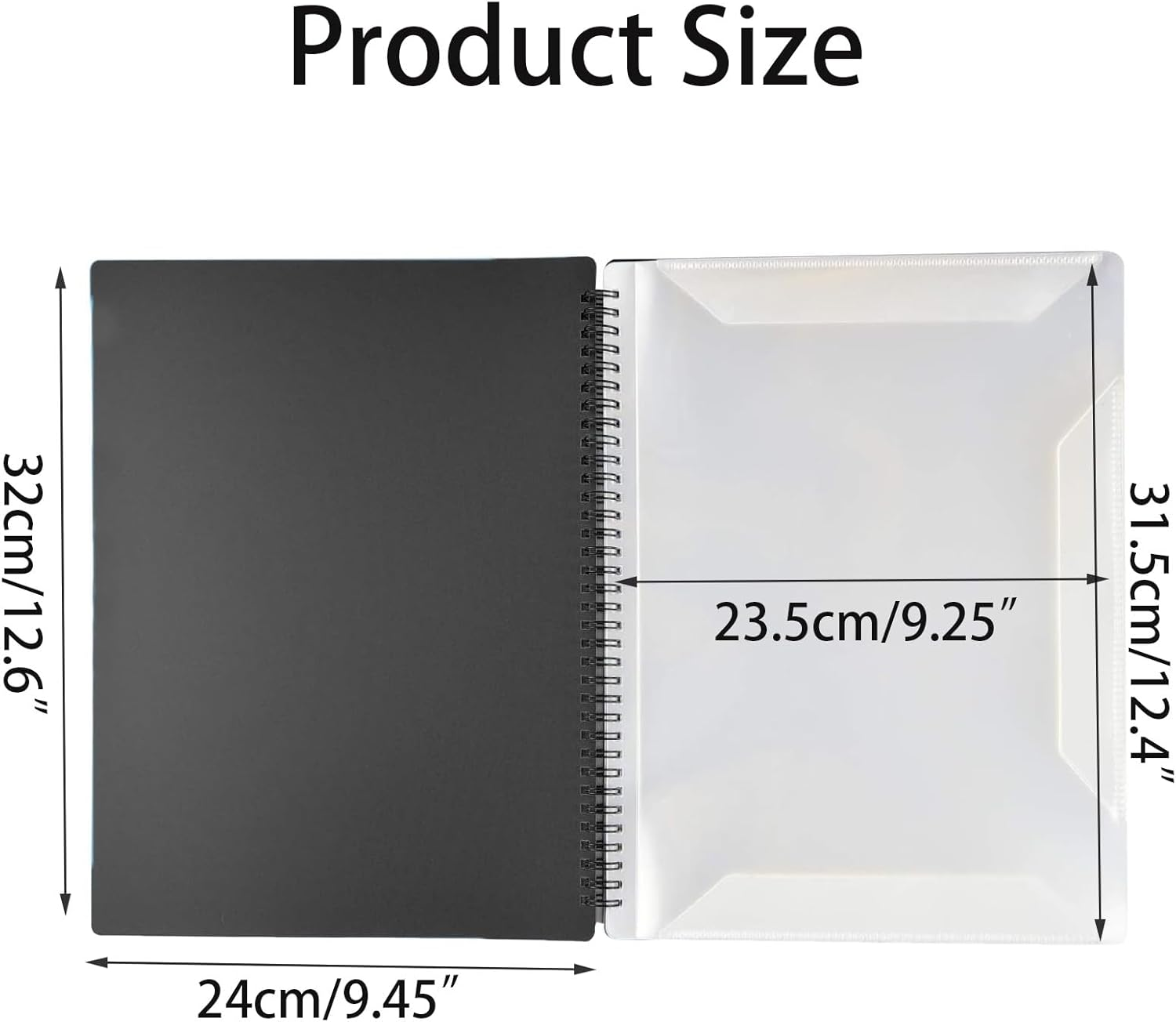 Igolife Sheet Music Folder, 60 Pages Spiral Binder Organizer for Sheet Music Storage, Fits Letter Size 8.5 X 11 In/ A4, Writable Choir Folder image number 3