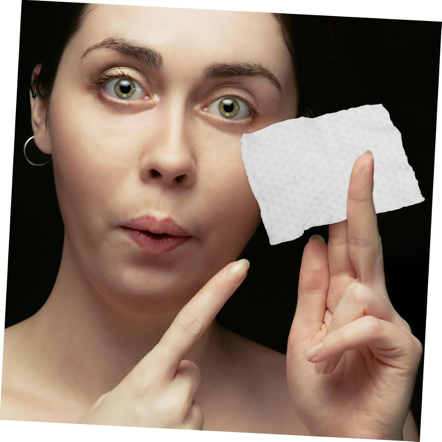 8Pcs Tattoo Artist Recommended Soft Thin Cotton Pads Lip Compressed for Face Toner Cleansing Removal image number 3