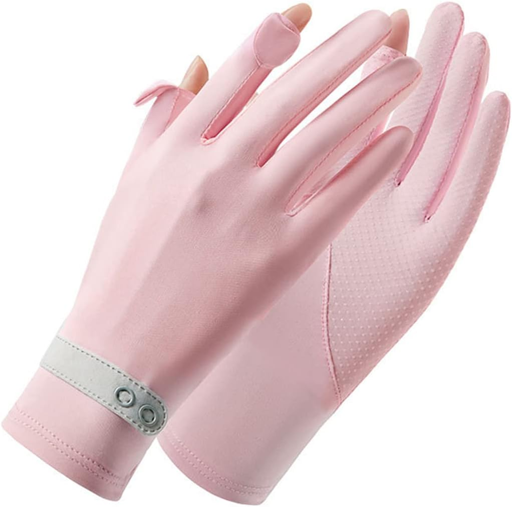 UV Protection Driving Gloves for Women - UPF 50+ Sun Protection with 2 Fingers Flip, Mesh Cooling, Breathable, Touchscreen, Quick Dry - Summer Hand Gloves image number 4