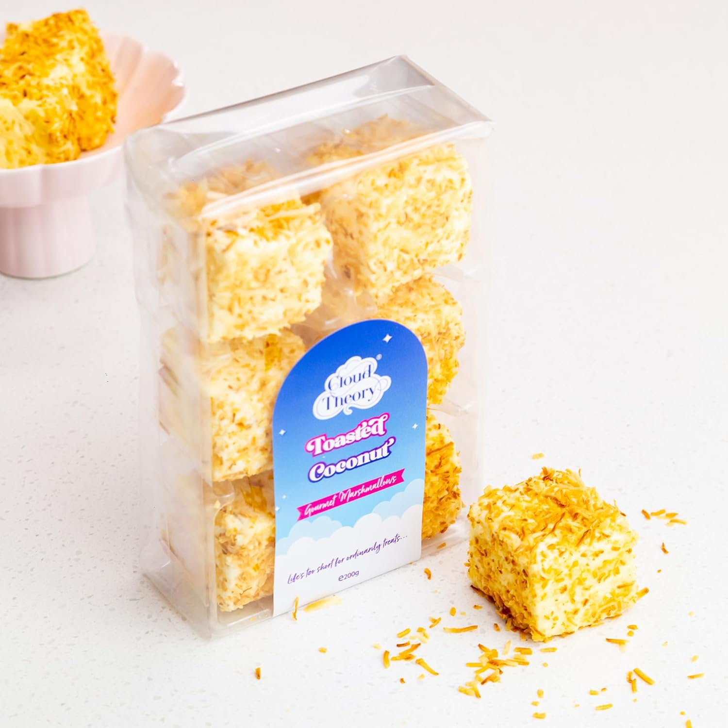 Cloud Theory Toasted Coconut Gourmet Marshmallow 6 Pack 130G image number 4